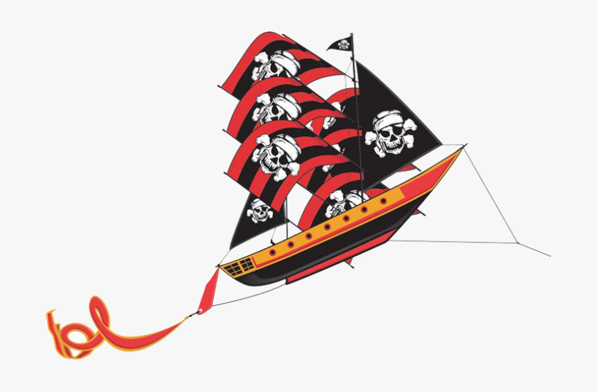 Image Of Pirate Ship 3-d Supersize Nylon Kite, HD Png Download, Free Download