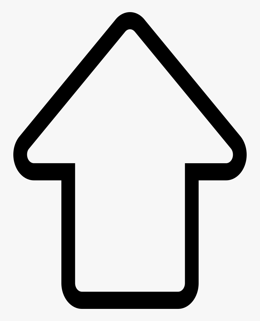 White Up Arrow Png, Transparent Png, Free Download