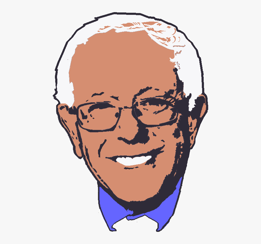 Bernie Sanders Face Png, Transparent Png, Free Download