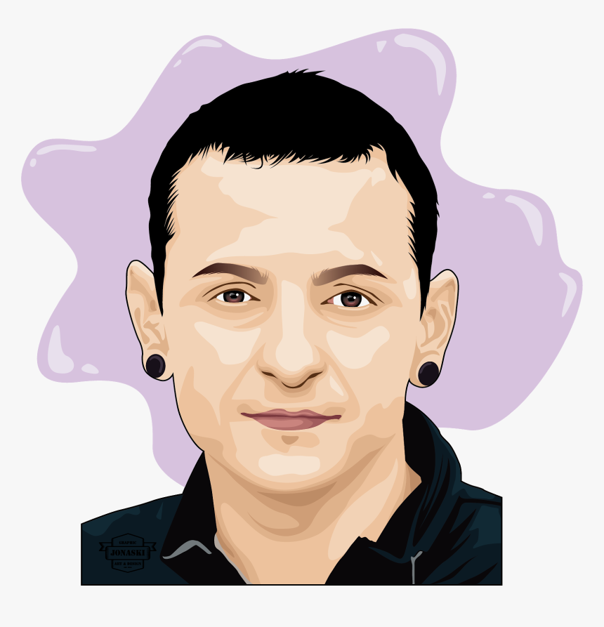 Chester Bennington - Cartoon, HD Png Download, Free Download