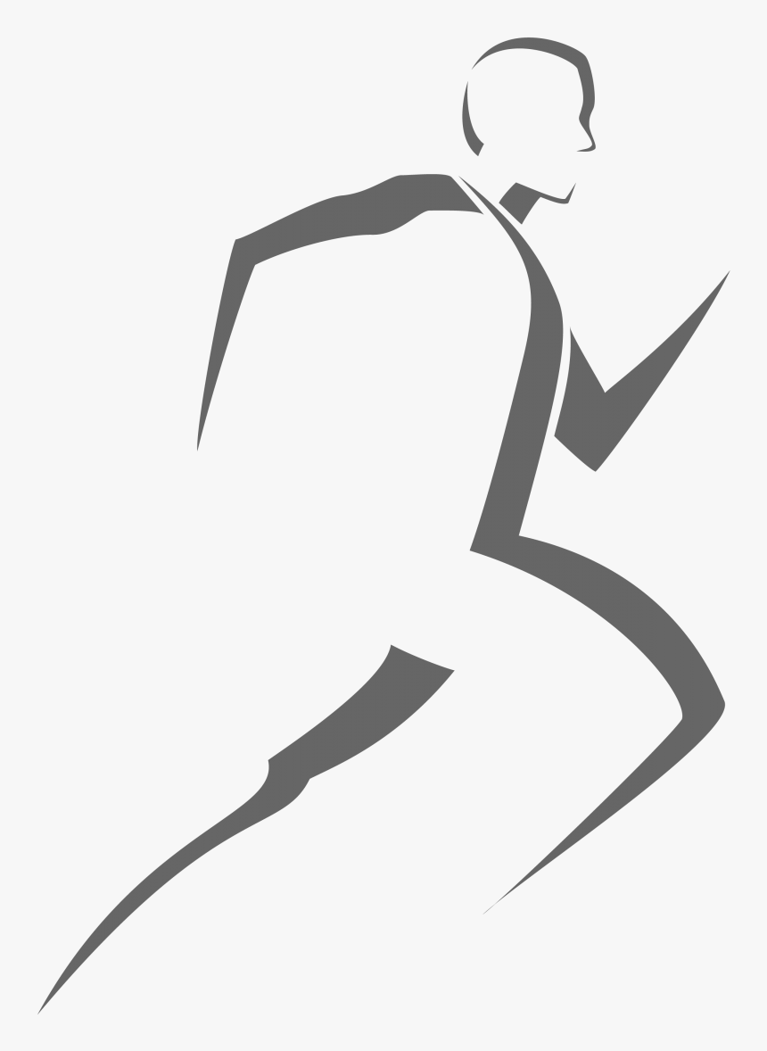 Runningman Jogging Silhouette Png, Transparent Png, Free Download