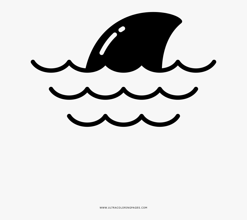 Shark Coloring Page, HD Png Download, Free Download