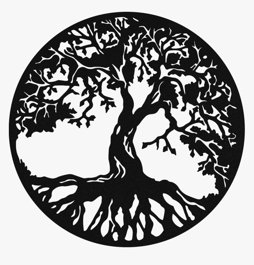 Tree Of Life Silhouette Png, Transparent Png, Free Download