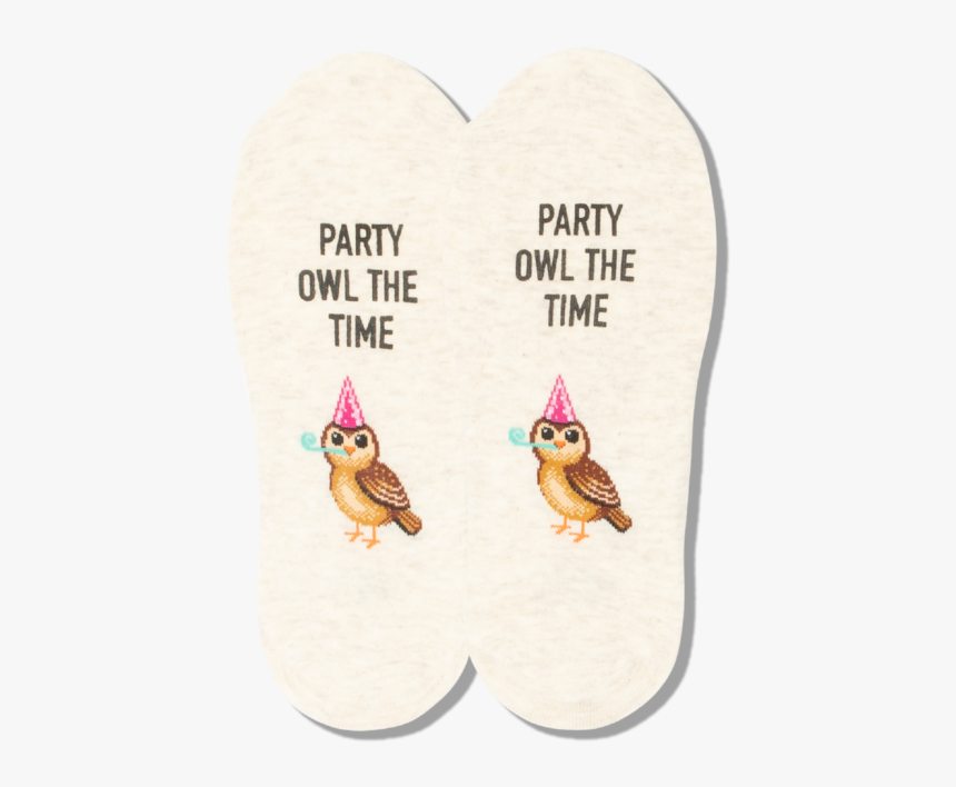 Women"s Party Owl The Time No Show Socks"
 Class="slick, HD Png Download, Free Download