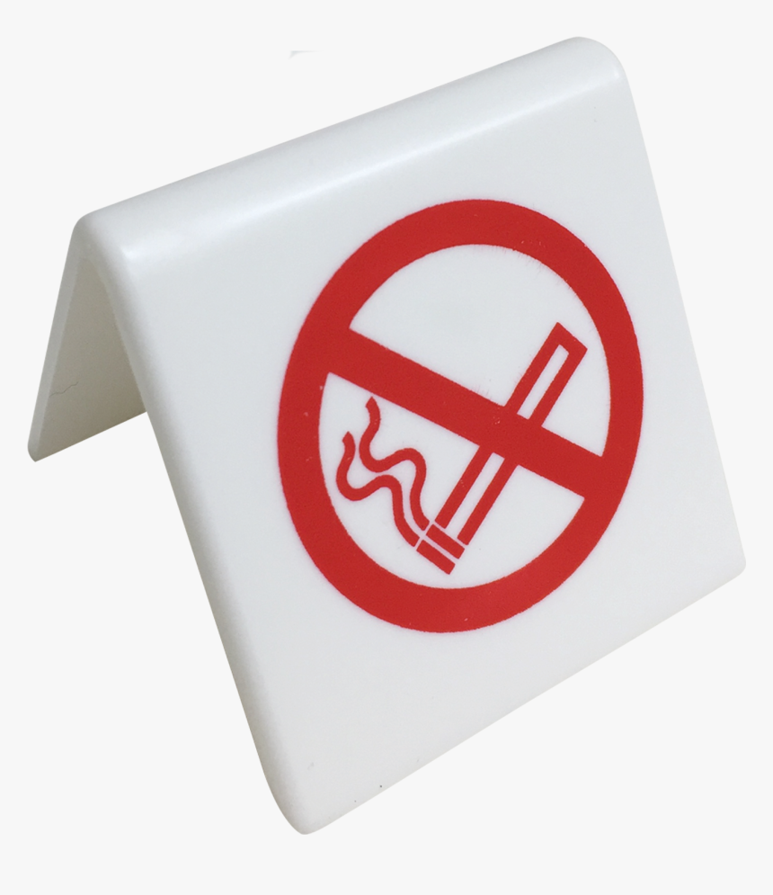 No Smoking Symbol Table Tent Notice, HD Png Download, Free Download