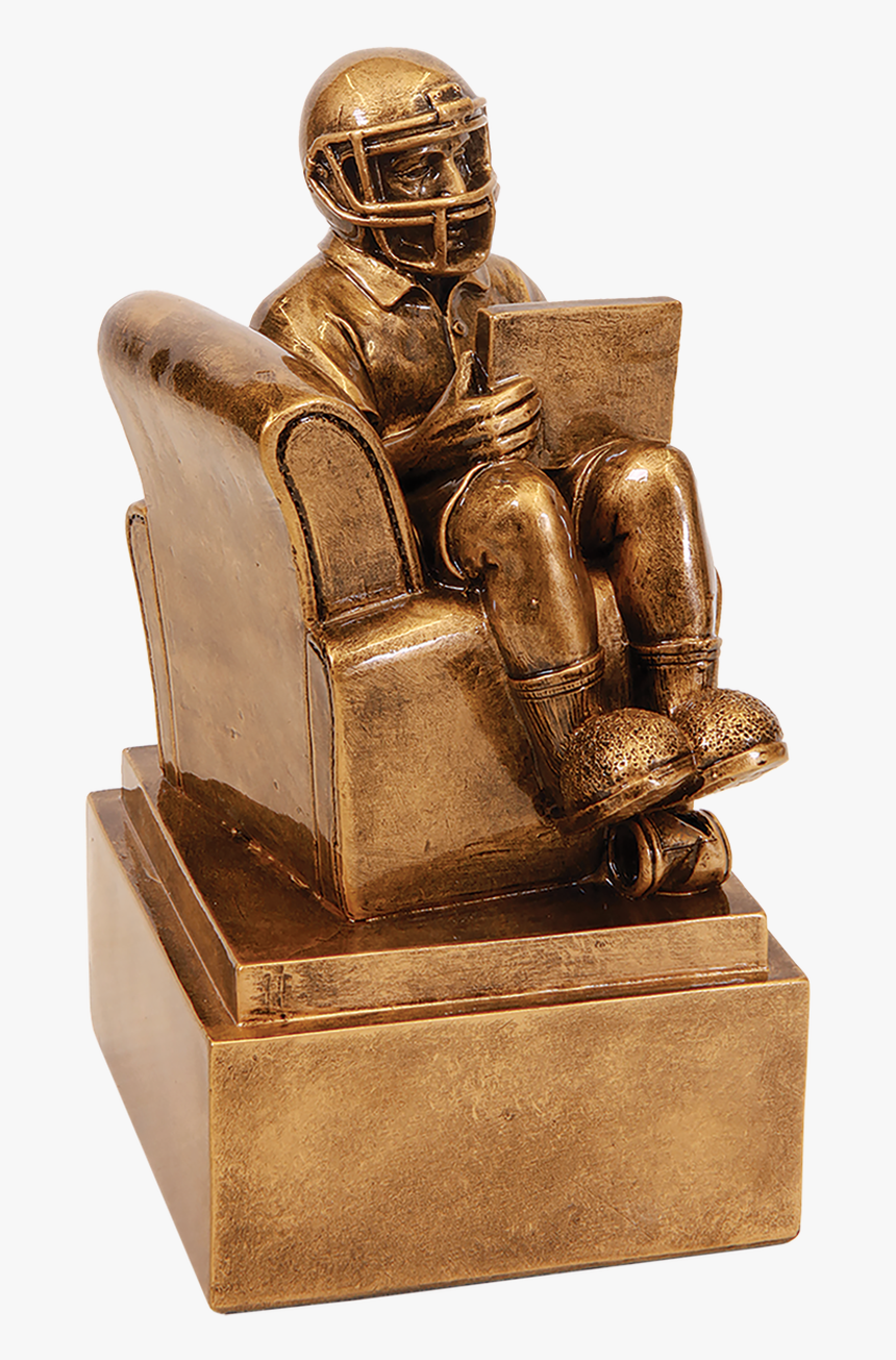 Armchair Fantasy Football Man With Computer-side, HD Png Download, Free Download