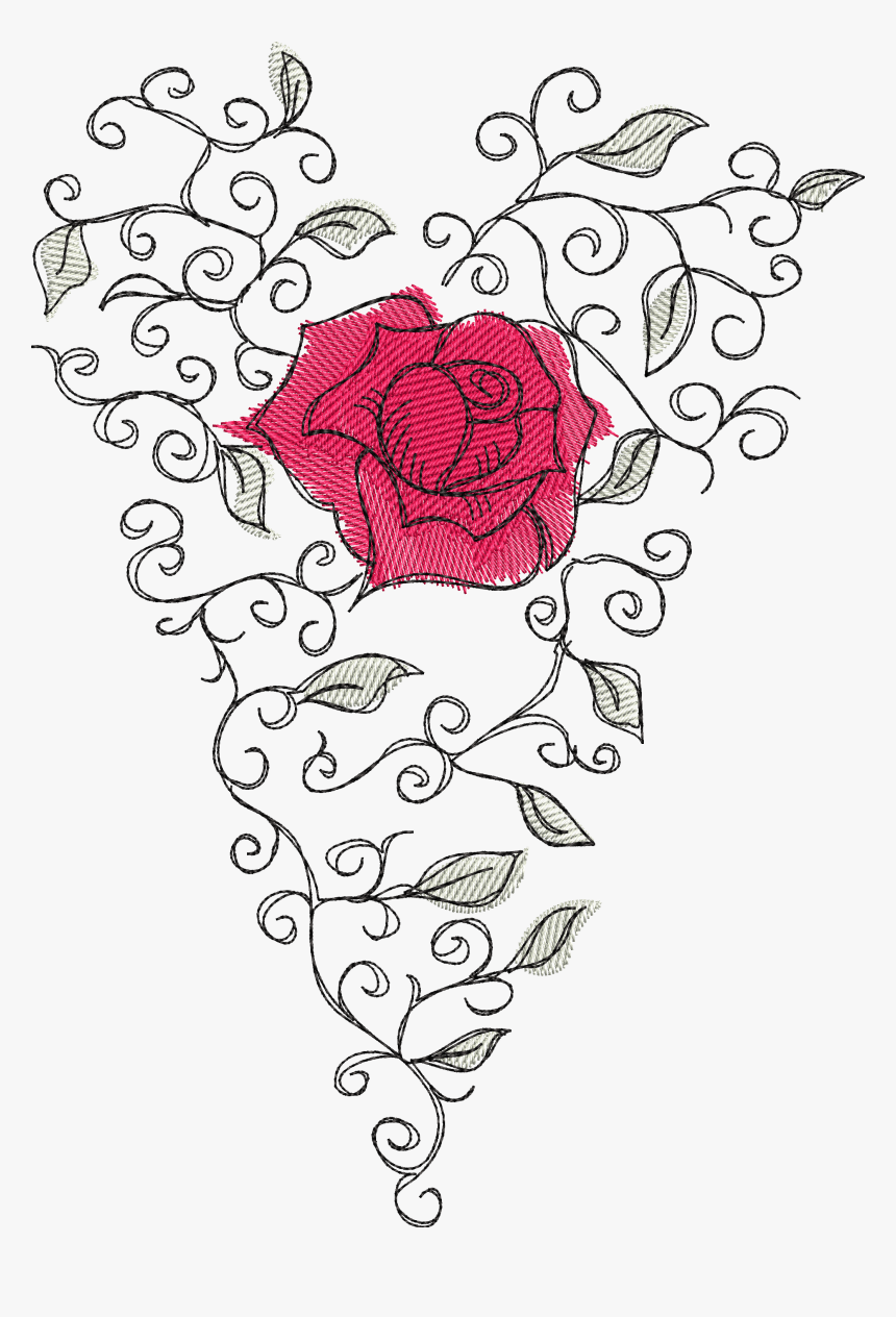 Rose Heart Png, Transparent Png, Free Download