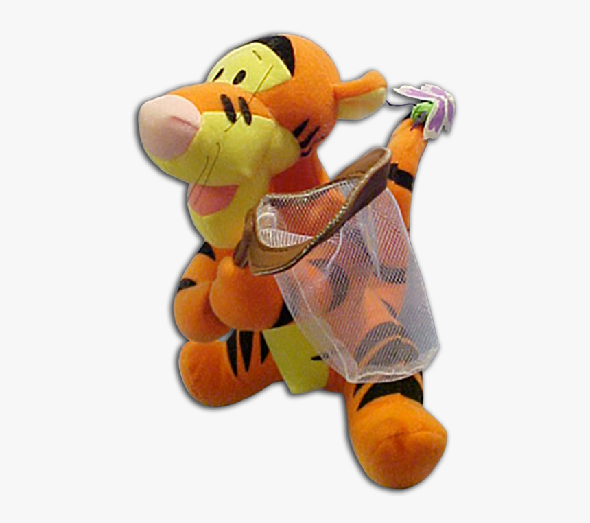 Tigger Plush Toy Butterfly Net Disney Stuffed Animal, HD Png Download, Free Download