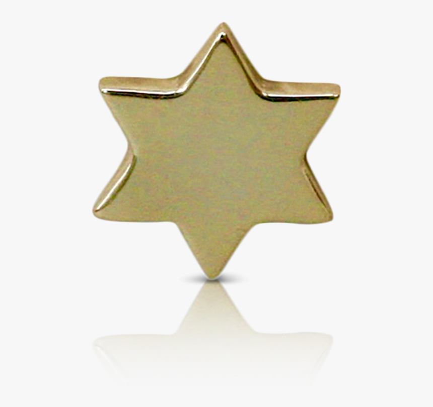 Flat David Star Gold, HD Png Download, Free Download