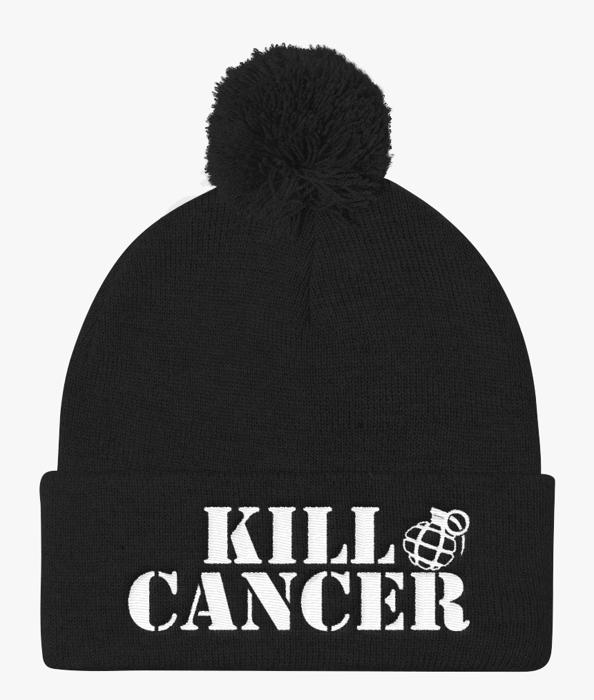 Lung Cancer Awareness Pom-pom Beanie"
 Class=, HD Png Download, Free Download