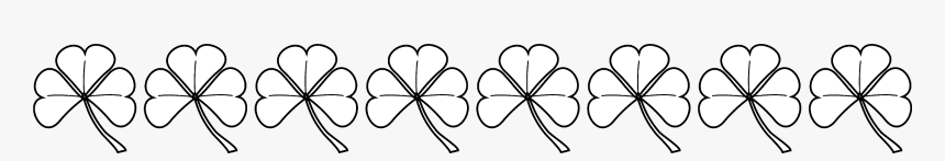 Shamrock Border Png, Transparent Png, Free Download