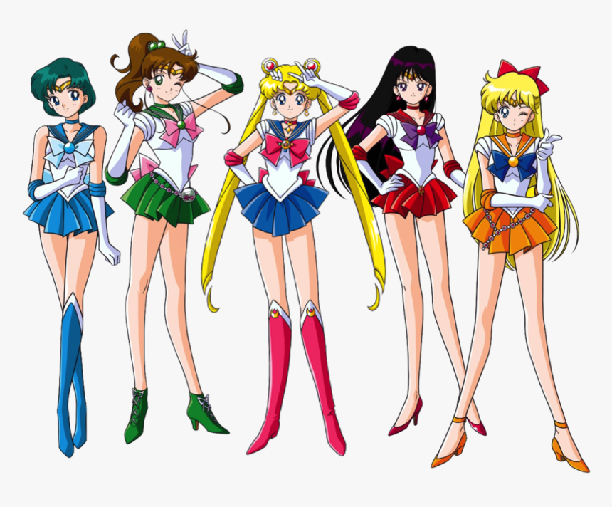 Sailormoon Sailormars Sailorjupiter Sailormercury Sailo, HD Png Download, Free Download