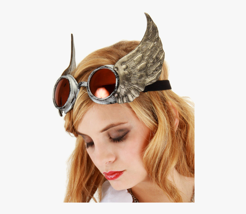 Take Flight With These Silver Winged Goggles And Complete, HD Png Download, Free Download