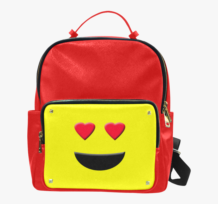 Emoticon Heart Smiley Campus Backpack/small, HD Png Download, Free Download