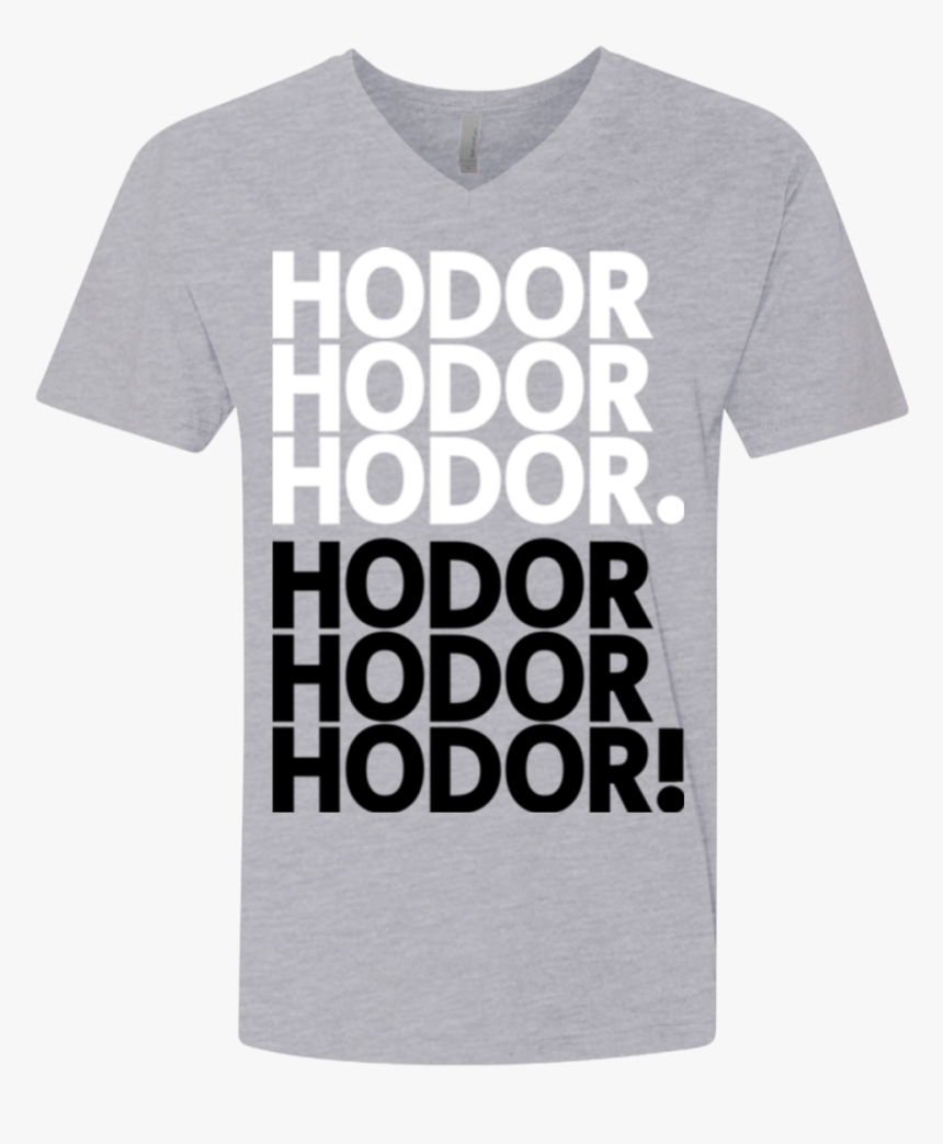 Get Over It Hodor Men"s Premium V Neck, HD Png Download, Free Download