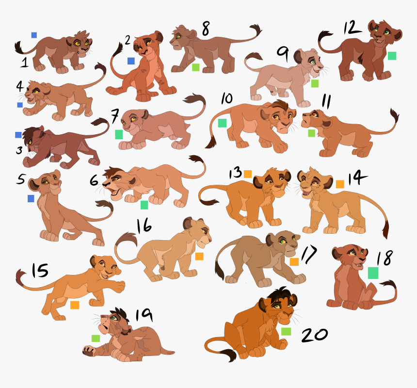 Big Lion King Cub Adopt Sheet Open, HD Png Download, Free Download