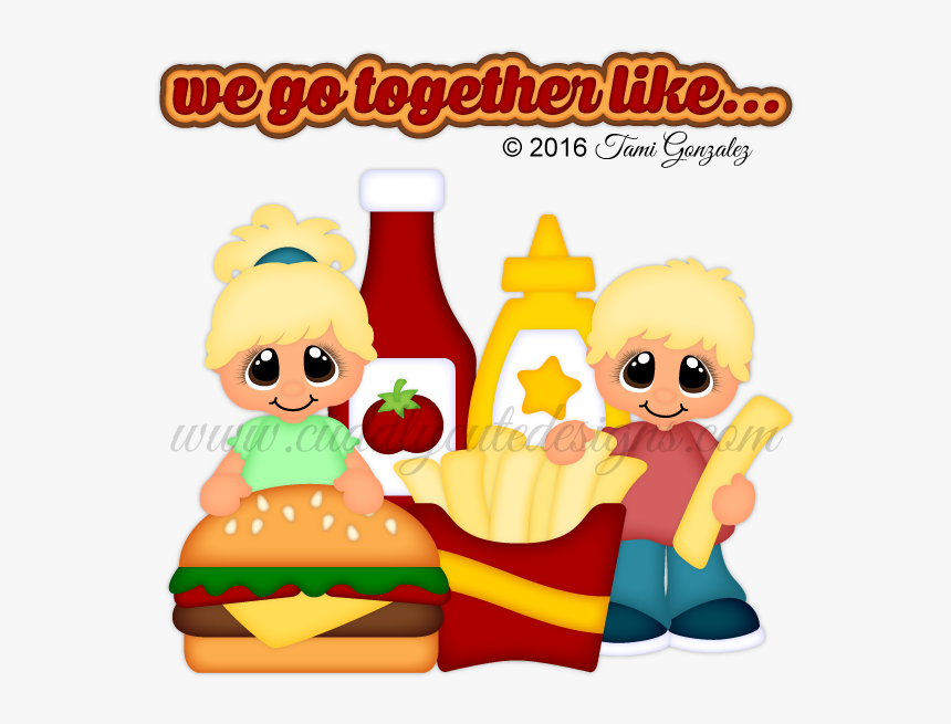 Burger And Fries Png, Transparent Png, Free Download