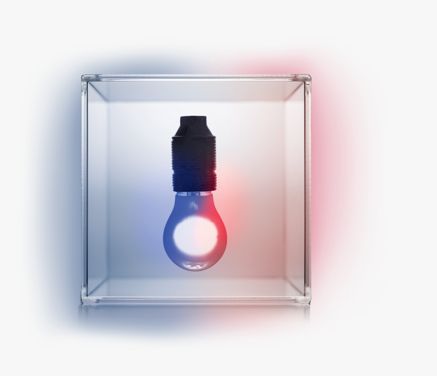 Lightbulb Inside Glass Box, HD Png Download, Free Download