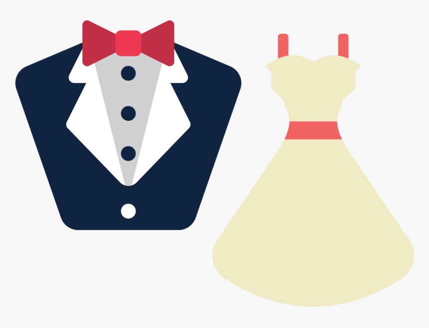 Wedding Dress Suit Clip Art, HD Png Download, Free Download