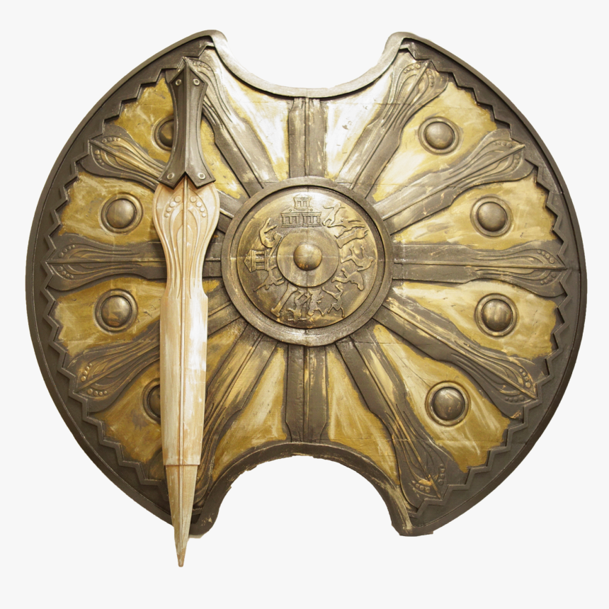 Troy Shield And Sword, HD Png Download, Free Download