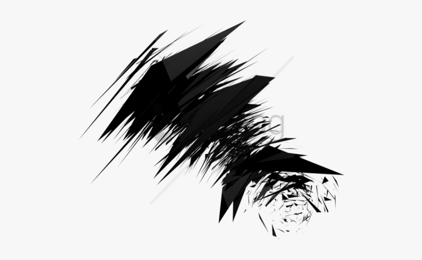 Black Abstract Png, Transparent Png, Free Download