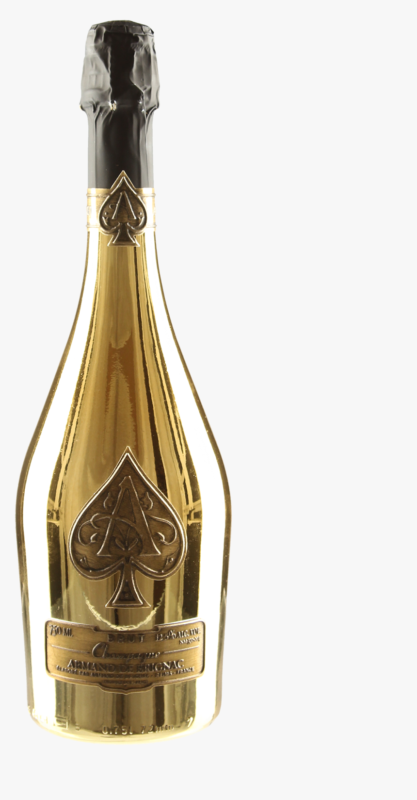 Champagne Brut Ace Of Spades Gold"
 Title="champagne, HD Png Download, Free Download