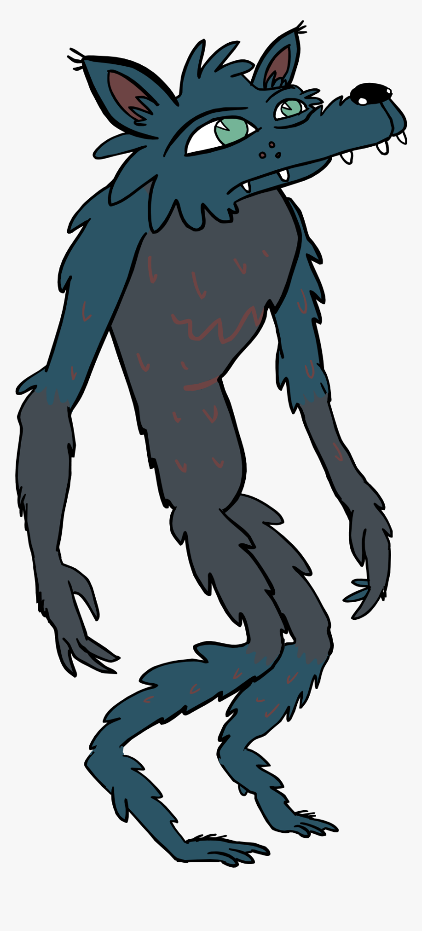 Wolfman - Illustration, HD Png Download, Free Download