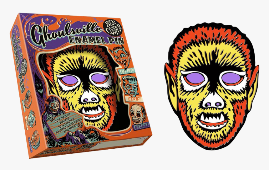 Ghoulsville Electric Wolfman Lapel Pin, HD Png Download, Free Download