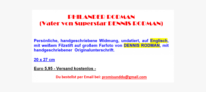 Dennis Rodman Png, Transparent Png, Free Download