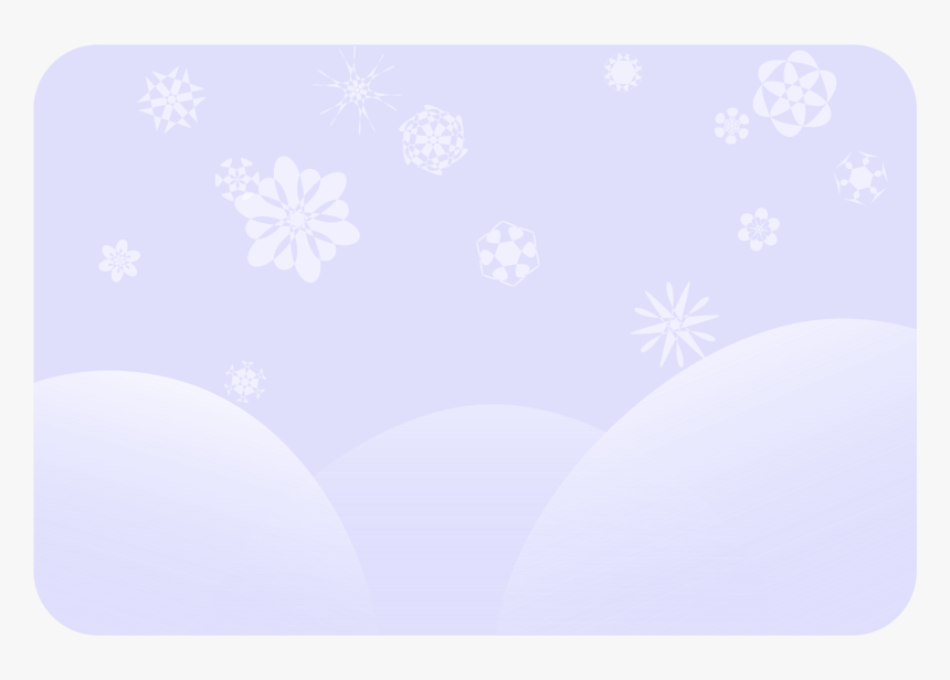 Soft Blue Snowflakes, HD Png Download, Free Download
