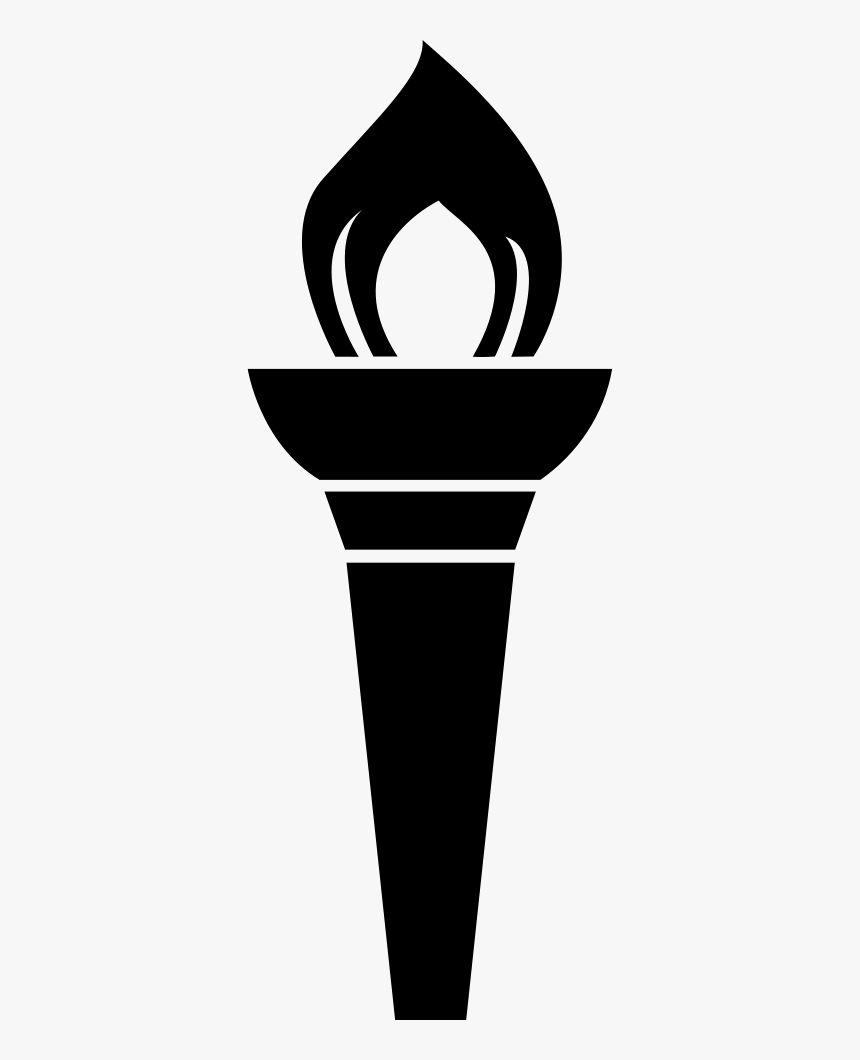 Torch With Fire Flame On Top Of The Tool, HD Png Download, Free Download