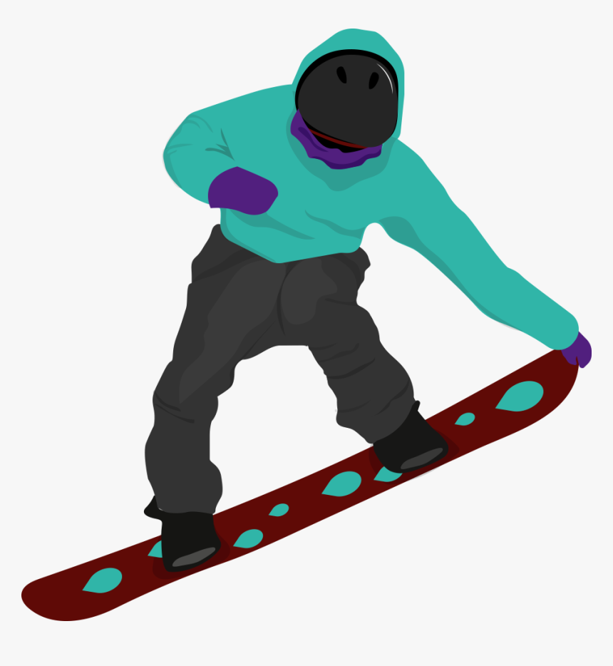 Snowboard Clipart Olympic Snowboarding, HD Png Download, Free Download