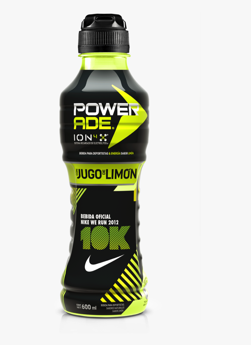 Powerade Ion4 Lemon 10k Nike Energy Drink, HD Png Download, Free Download