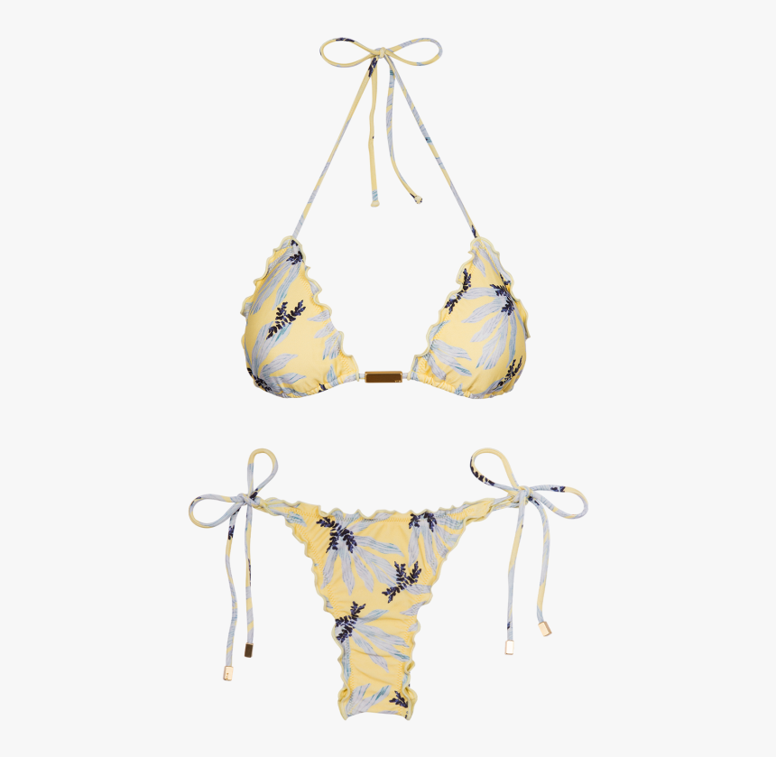 Lily Yellow Ripple Bikini, HD Png Download, Free Download