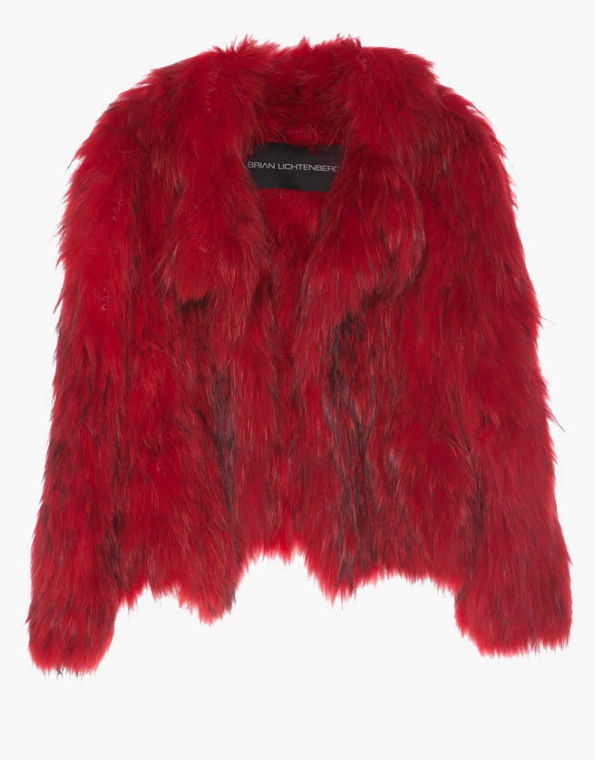 Red Raccoon Fur Coat, HD Png Download, Free Download