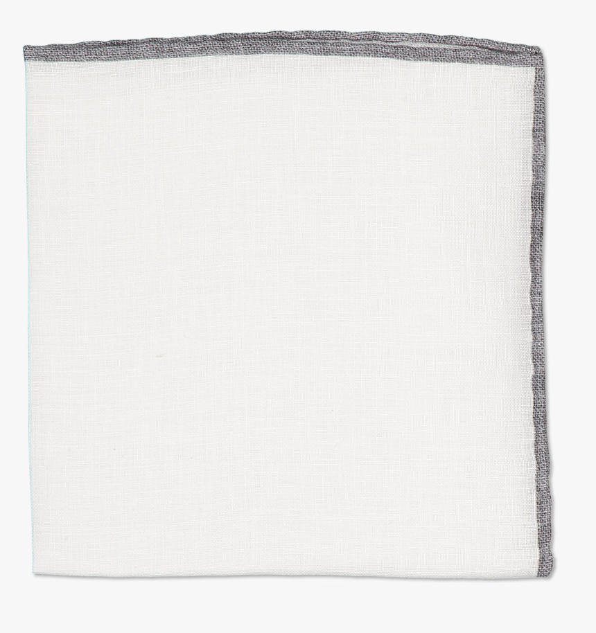 Aerial View White Linen Pocket Square With Border, HD Png Download, Free Download