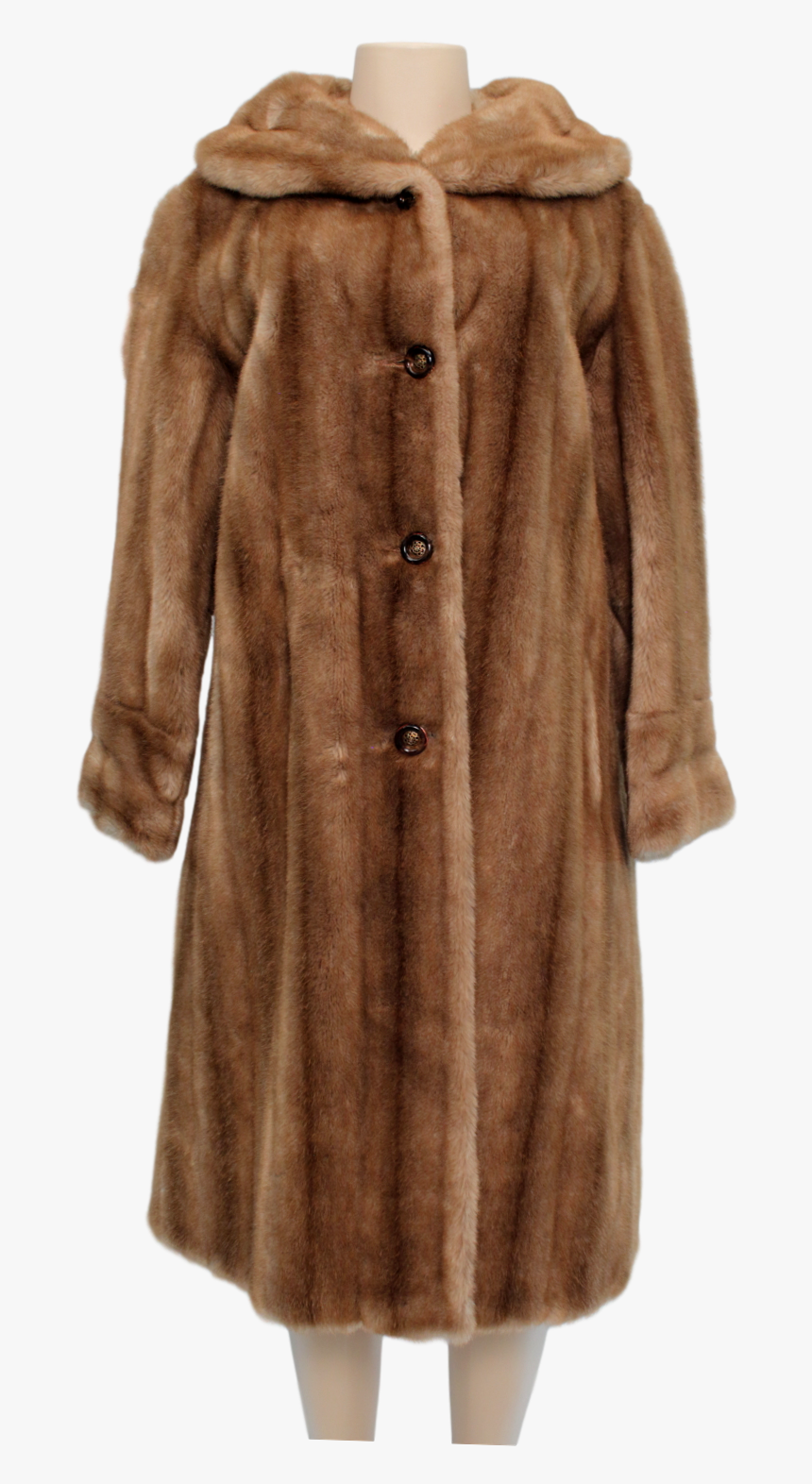 Mincara By Russel Taylor Vintage Faux Fur Coat , Png, Transparent Png, Free Download