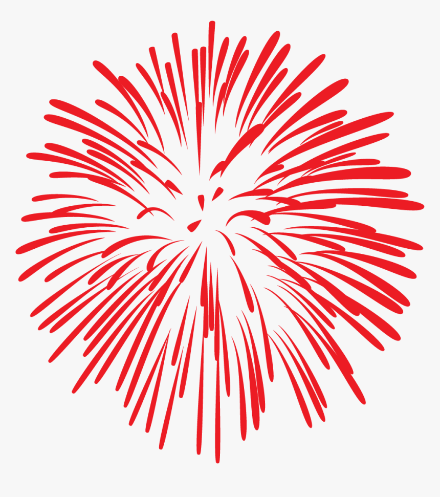 Red Fireworks Png, Transparent Png, Free Download
