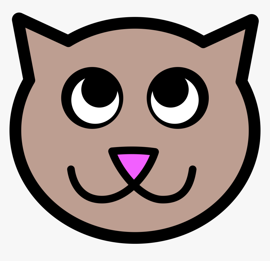 Cartoon Cat Face Clipart Cat Kitten Clip Art, HD Png Download, Free Download