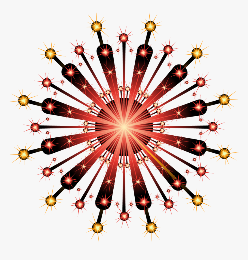 Red Fireworks Png, Transparent Png, Free Download