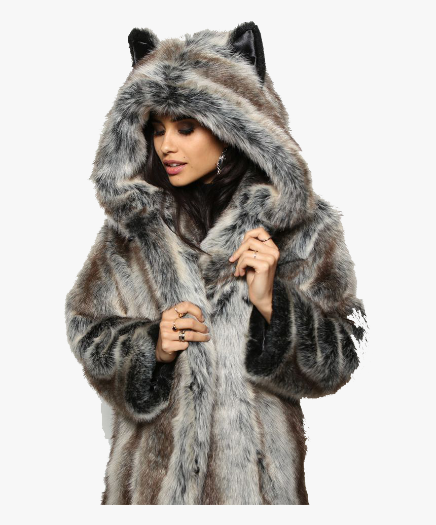 Faux Fur Coat, HD Png Download, Free Download