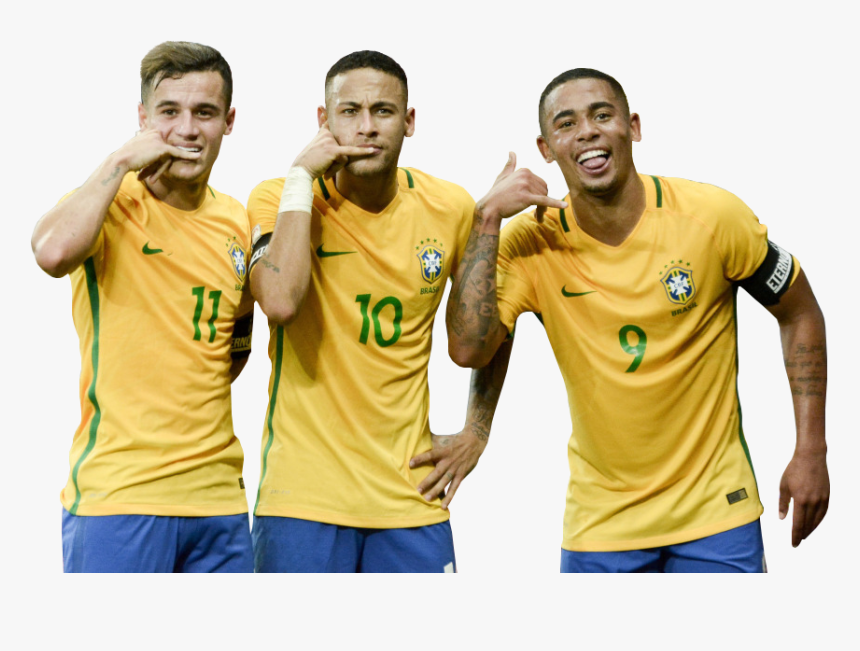 Philippe Coutinho, Neymar & Gabriel Jesus render, HD Png Download, Free Download