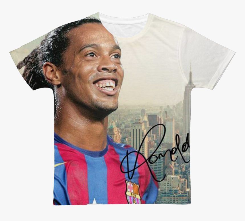 Ronaldinho ﻿classic Sublimation Adult T-shirt"
 Class=, HD Png Download, Free Download