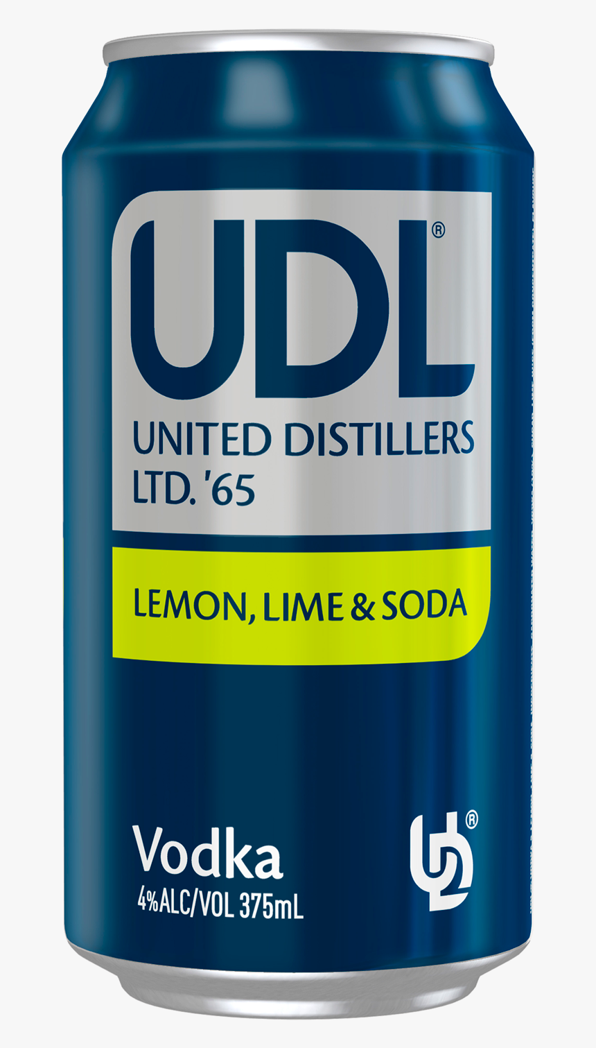 Udl Vodka Lemon Lime & Soda Cans 375ml, HD Png Download, Free Download
