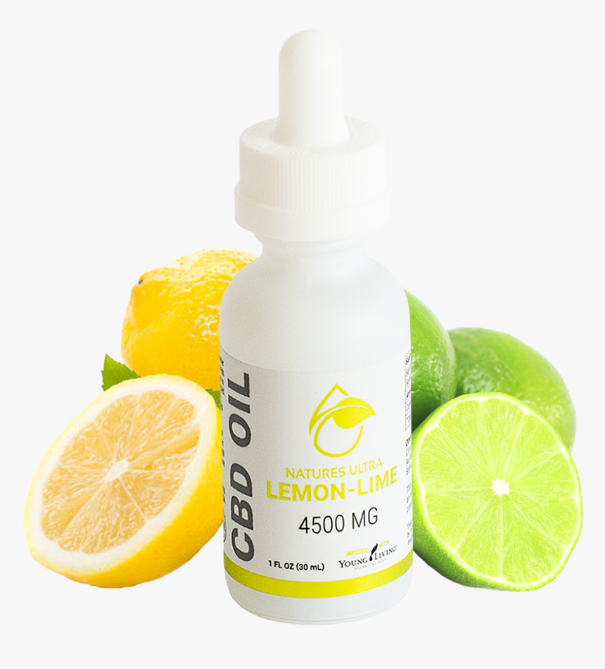 Lemon-lime Cbd Oil, Premium Series 4500 Mg, HD Png Download, Free Download