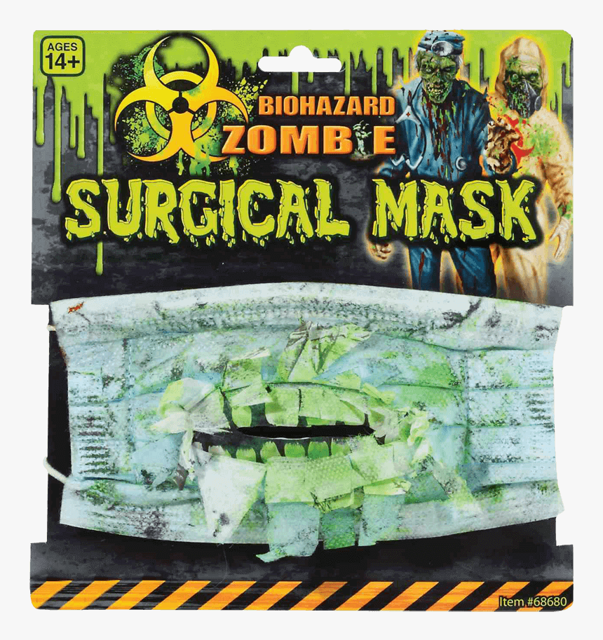 Biohazard Zombie Surgical Mask, HD Png Download, Free Download