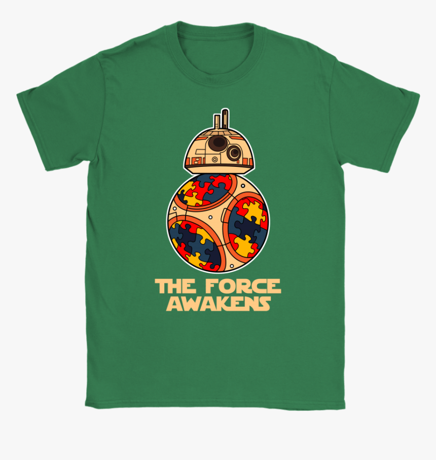 Bb-8 Autism Awareness The Force Awakens Star Wars Shirts, HD Png Download, Free Download