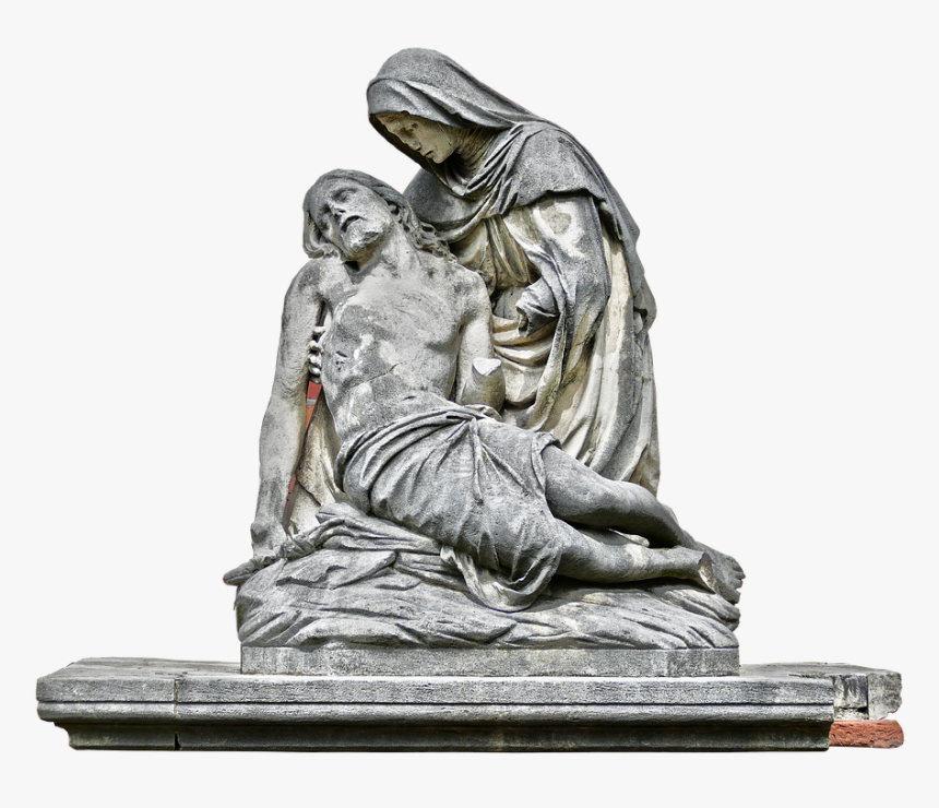Pietà, Sculpture, Maria, Pain Mother, HD Png Download, Free Download
