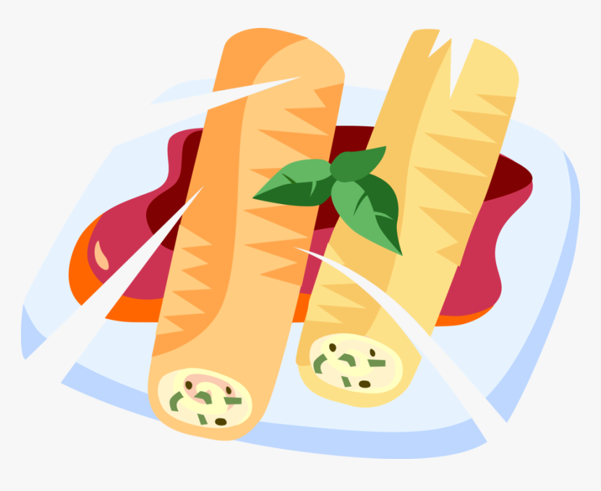 Vector Illustration Of Tube-shaped Fried Pastry Dough, HD Png Download, Free Download