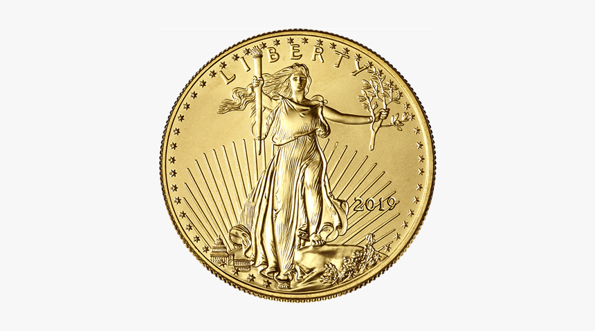 Picture Of 2019 1/2 Oz American Gold Eagle, HD Png Download, Free Download
